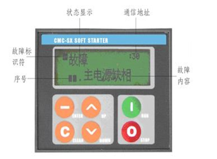西馳軟起啟動器故障代碼表