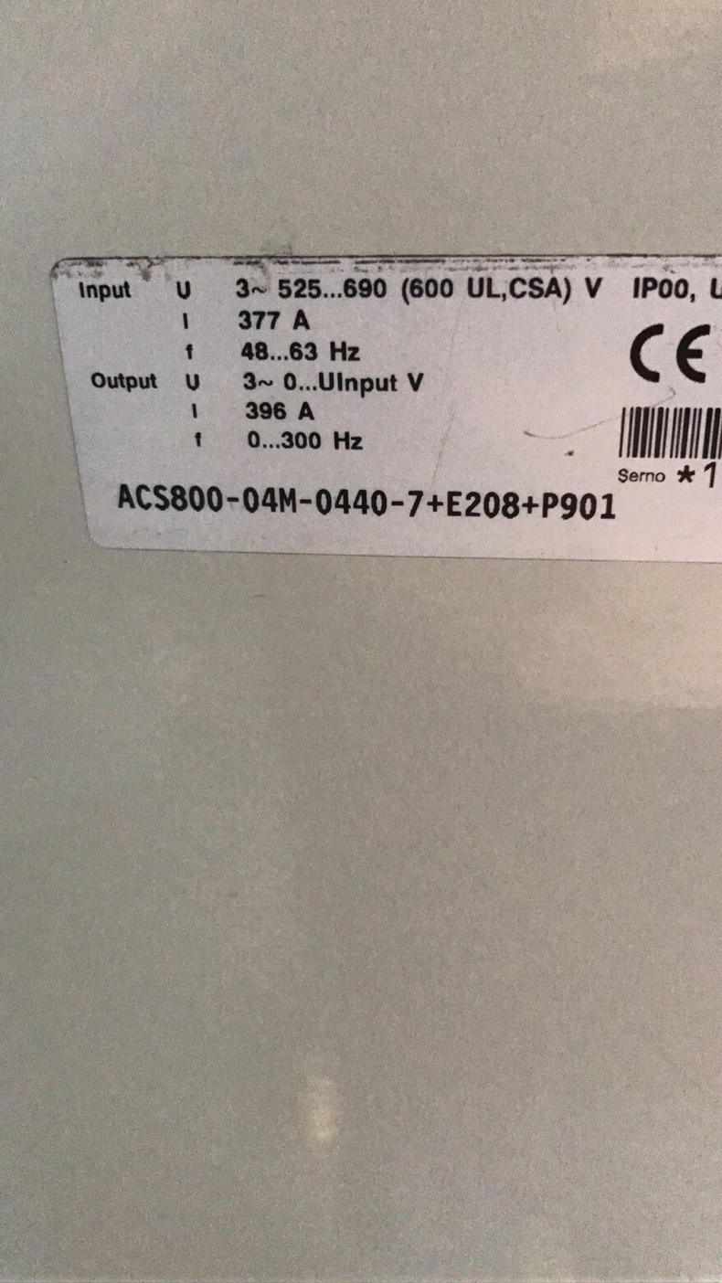 二手ABB變頻器ACS800-04M-0440-7
