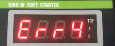 西馳軟啟動器err4故障