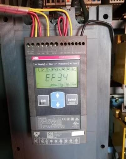 ABB軟啟動器EF34故障
