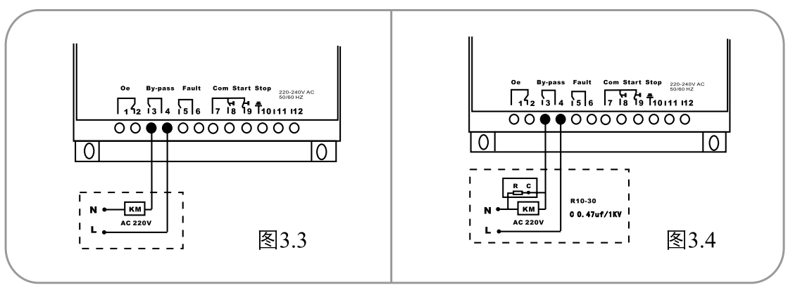 雷諾爾軟啟動器控制回路接線