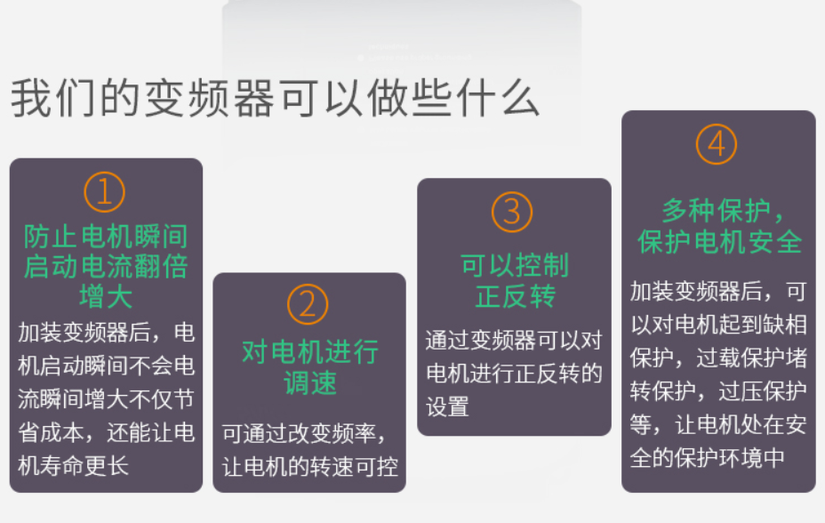 變頻調速器的優點